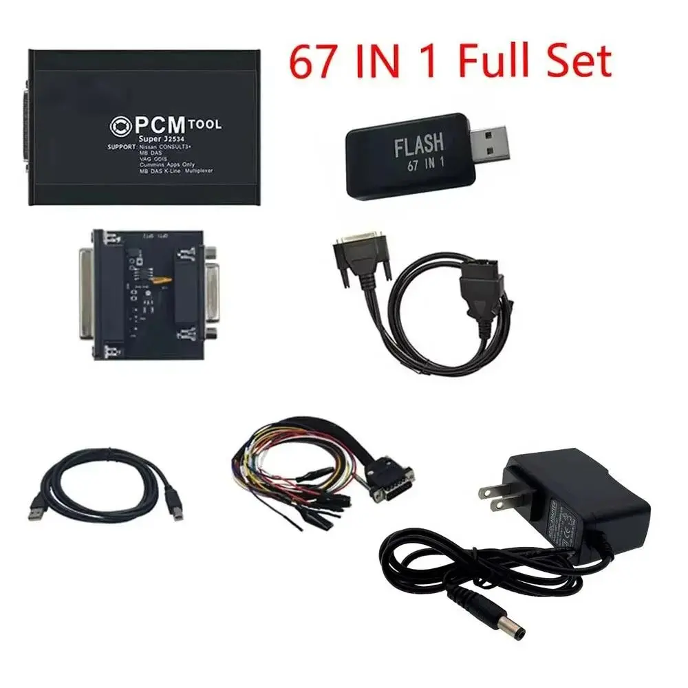 Complete Pcm Flash Vci Integrated Ecu Chip Tuning Tool, Suitable for Reading, Writing, and Cloning Automotive Car Diagnostic Devices