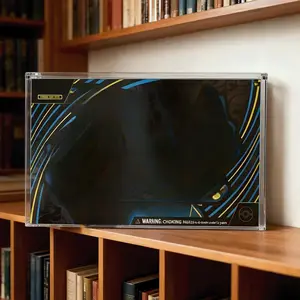 [K]Acrylic Case Fits Mega Chad X Ex Ultra Premium Collection UPC Booster Box Display Case Collector Protector UV Resistant with Strong Magnetic Lid