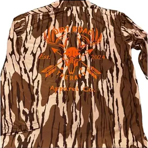 Bottomland Men's Camouflage Performance Hoodie - Long Sleeve Pullover