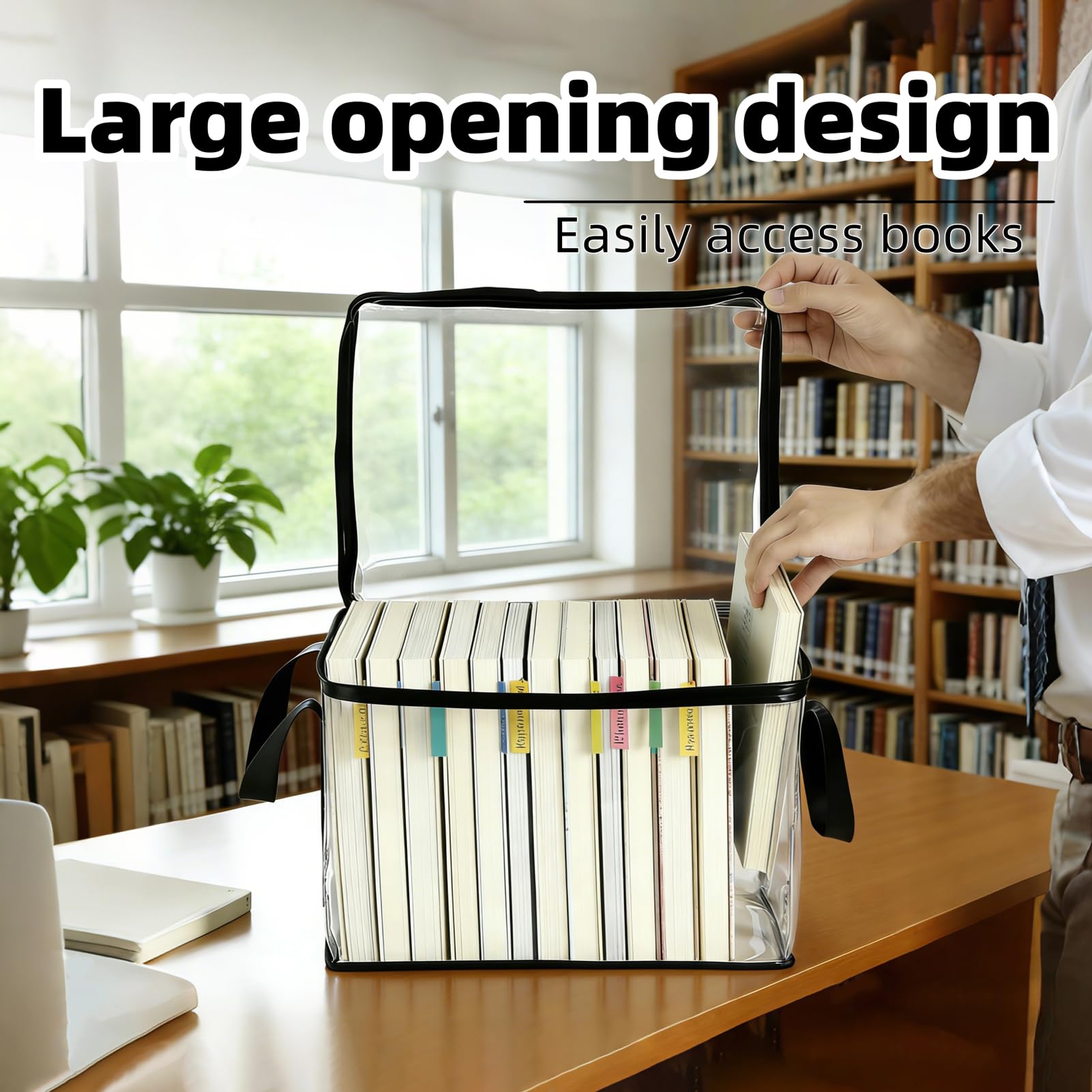【Summervibes】Large Clear Thick Plastic Storage Box with Hinged Lid, Heavy-Duty Durable High Capacity Organizer, Perfect for Home, Camping, Travel, Attic and Moving 【Summervibes】Large Clear Thick Plastic Storage Box with Hinged Lid, Heavy-Duty Durable High Capacity Organizer, Perfect for Home, Camping, Travel, Attic and Moving
