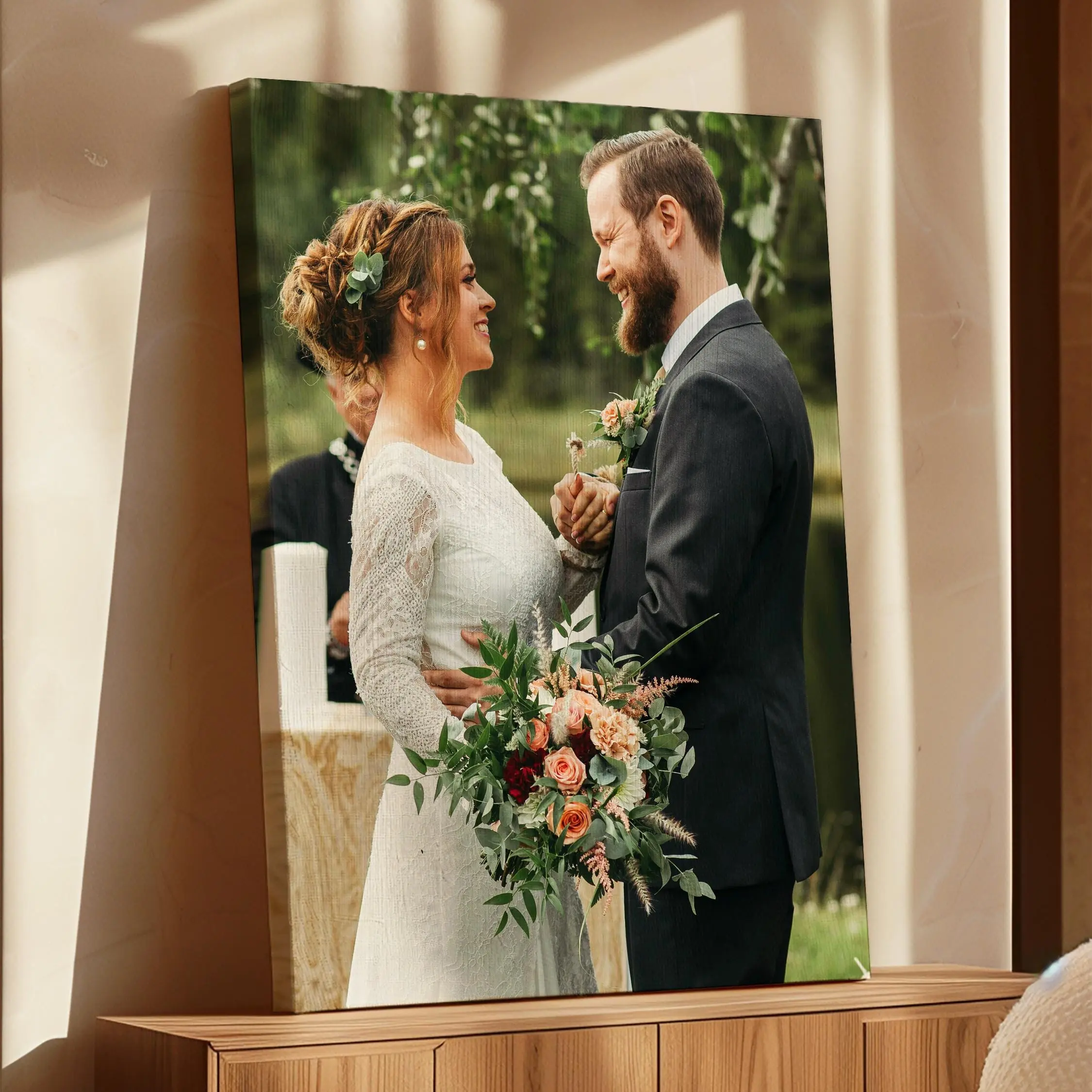 Personalized Custom Framed Canvas Print - Digitally Printed Photo Canvas, Framed for Easy Display, Indoor Wall Decor for Living Room Decorations, Bedroom Room Decorations, Gift Option