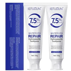 SEFUDUN 7.5% nHAP Hydroxyapatite Toothpaste | Natural Mint, Daily Enamel Care & Fresh Breath 120g