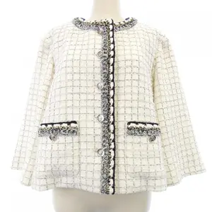 Pre-owned CHANEL Others Small Leather Goods LOOK4 Collarless Jacket