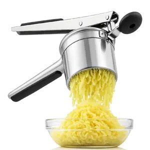 Stainless Steel Potato Ricer, Perfect Kitchen Tool for Smooth Mashed Potatoes, Ideal for Cooking Enthusiasts, Kitchen Gadgets