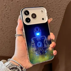 American Football Jersey No.9  Phone Case for iPhone17AIR 17PRO 16PRO 15PRO MAX  14 PLUS 13PRO 12 11PRO XS MAX X XR Samsung Galaxy S25 Ultra S24 S23 S22 Plus
