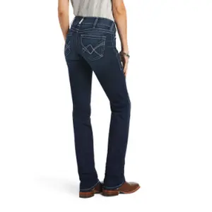 Ariat Women's REAL Mid Rise Clarissa Straight Leg Jean 10040797