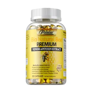 Pslalae - Premium Venom Bee Venom Extract Capsules - Supports the Immune and Nervous Systems, Promotes Joint and Muscle Health, Helps Support a Healthy Inflammatory Response - 120 Vegetarian Capsules