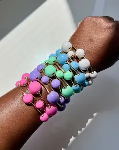 Elastic Ball Detail Bracelets - Stackable Statement Jewelry