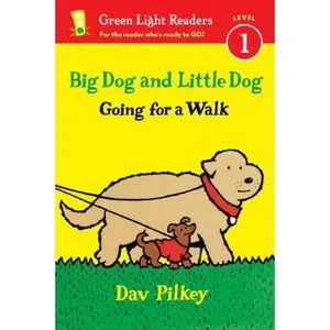 USED-Big Dog and Little Dog Going for a Walk (Green Light Readers, Level 1) by Dav Pilkey (Hardcover)