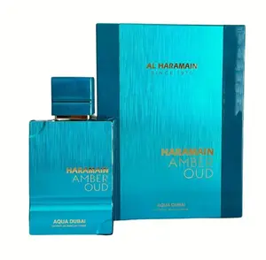 Haramain Aqua Dubai Amber Oud Eau De Parfum By Al Haramain 60ml-2 FL OZ Haramain Aqua Dubai Amber Oud Eau De Parfum By Al Haramain 60ml-2 FL OZ