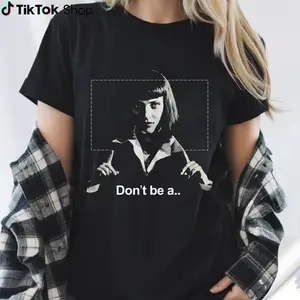Vintage Pulp Fiction Mia Wallace T-Shirt – Retro 90s Tarantino Movie Graphic Tee, Classic Film Unisex Shirt