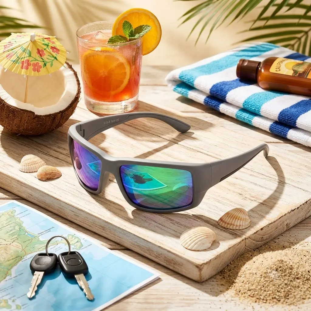 Men's Fantail Polarized Sunglasses UV400 – Premium Fashion Eyewear with HD Polarized Lens, Anti-Glare Technology, Lightweight Comfort & Ultimate Outdoor Performance