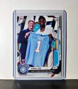 Carnell Tate Rookie 2026 Topps Now Draft Night #CTAT Card Tennessee Titans