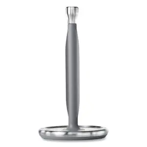 OXO OXO13245000 Good Grips Steady Paper Towel Holder, 8.1 x 7.8 x 14.5 in. - Stainless Steel, Gray & Silver