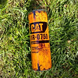 20oz Skinny Tumbler Stainless Steel with lid and straw