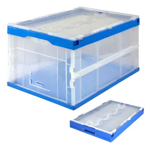 Folding Plastic Storage Crates Folding Plastic Storage Crates