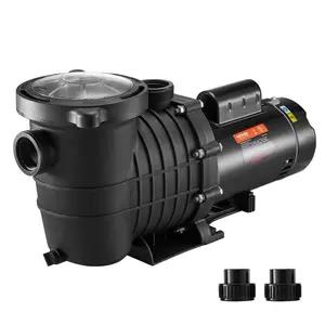 VEVOR Pool Pump 1.5HP 230V, Variable Dual Speed Pumps 1100W for Above Ground Pool, Powerful Pump with Strainer Basket, 5400 GPH Max. Flow, Energy Saving Swimming Pool Pump