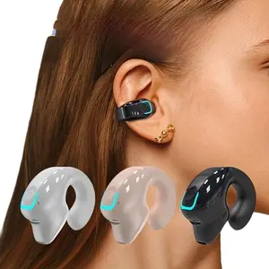 Earphone Clip stereo Wireless earbuds Bluetooth Headphone Bone Conduction Headset High Quality TWS Auriculares Sport Noise Canceling With Mic