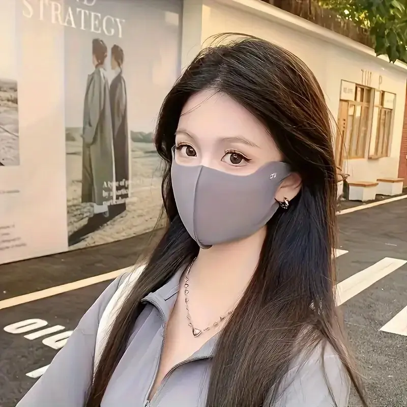 6 Pack Breathable Face Masks, Protective Mask, Breathable Face Covering, Ice Silk Fabric, Windproof & Dustproof, Anti Dust Mask, Non-Porous Surface, Unisex Design, Ideal for Commuting & Outdoor Use, Mask Fit Lock