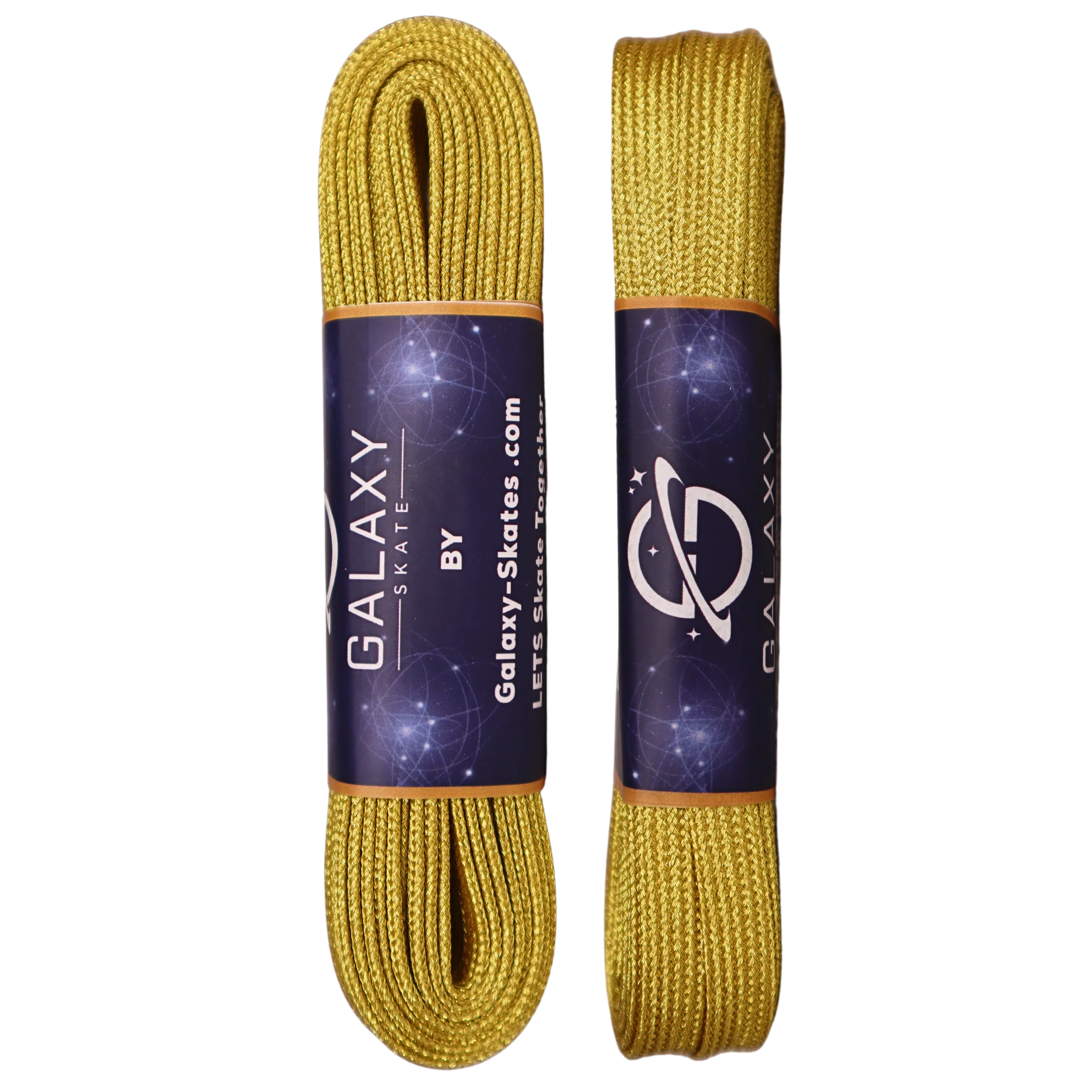 Galaxy Skates Laces - Metallic Gold