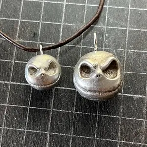 Metal Casted Jack the Skeleton Necklace Design