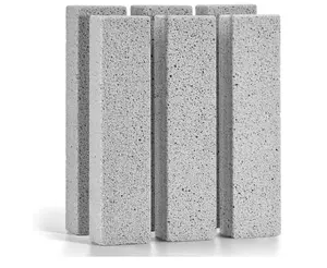 Pumice Stone for Toilet Cleaning Bowl Stick, Powerfully Cleans Hard Water Rings, Calcium Buildup & Stains, Suitable for Kitchen Sink, Toilet, Bathtubs, Grill, Swimming Pool