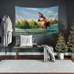 Chicken Joe Flag for Teen Room, 3x5 ft. Double Sided Printed HD Graphic Bedroom Flag for Dorm Home Decor with 4 Brass Grommets
