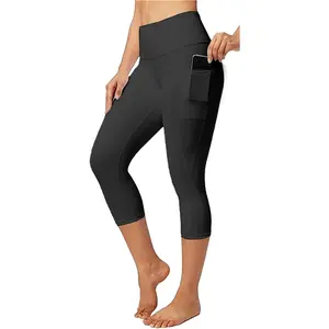 Women's Breathable Lightweight Sport Pants - Padded Sport Pants with Pockets - Yoga Pants for Abdominal Control - Women's Style