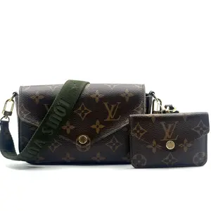 Pre-owned Louis Vuitton Leather Shoulder Bags Félicie Strap & Go Base