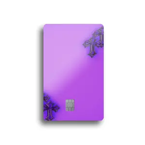 Gothic Crosses Card Skin (PURPLE)