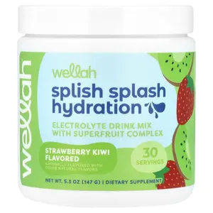 Wellah Splish Splash Hydration, Strawberry Kiwi, 5.3 oz (147 g)