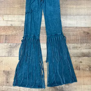 Bell bottom Fringe Pants