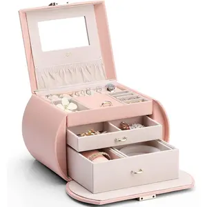 Princess Style  Box for Girls  Box Girls 12-14 3-Layer   Box with Mirror Little Girls  Box 8-12 Birthday  for Teens Girls ()