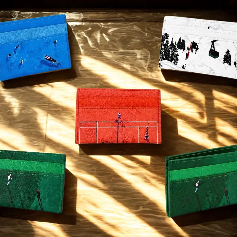 Holiday Series Wallet Passport Holder ID Card Organizer for Travel