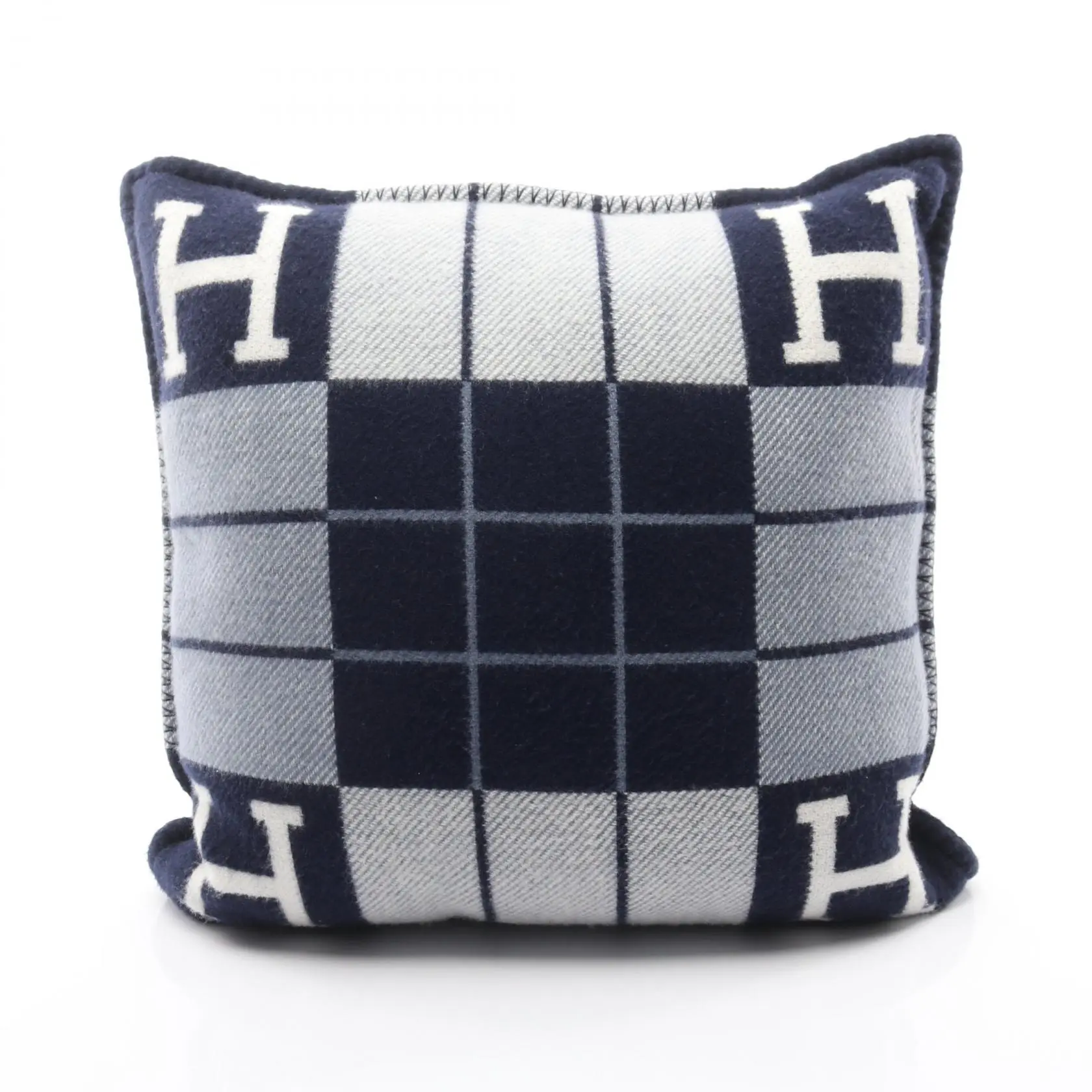 Pre-owned HERMÈS Wool Small Leather Goods Hermes Avalon3 PM Cashmere Cushion