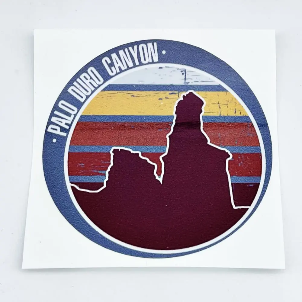 Palo Duro Canyon Sunset Decal
