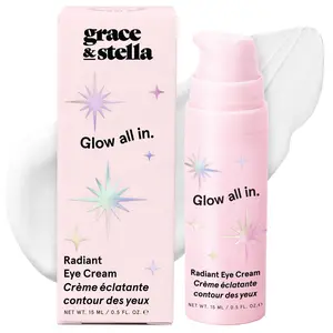 Radiant Eye Cream – Anti-Aging Brightening with Retinol & Caffeine Reduces Dark Circles, Wrinkles, Puffiness with Niacinamide & Peptides Vegan Skincare by grace & stella Radiant Eye Cream – Anti-Aging Brightening with Retinol & Caffeine Reduces Dark Circles, Wrinkles, Puffiness with Niacinamide & Peptides Vegan Skincare by grace & stella