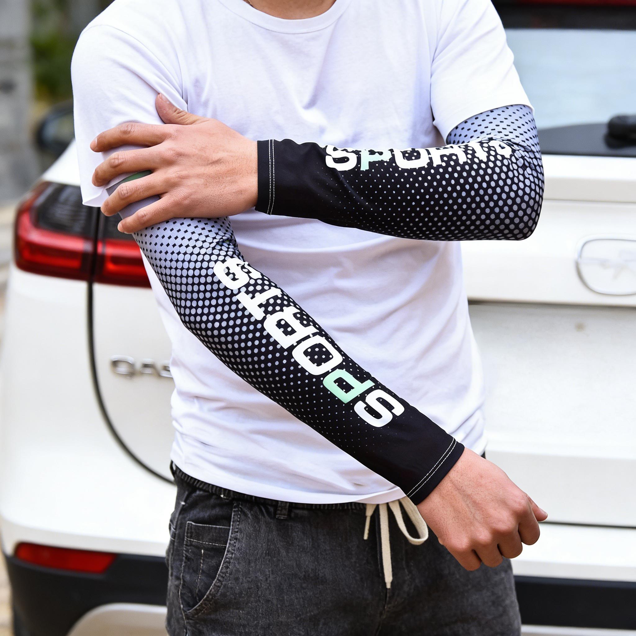 5 Pairs of UV-Blocking Arm Sleeves for Summer Heat，Stay Cool and Protected