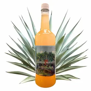 Maguey Juice - Jugo De Maguey Michoacano Tarasco de 1 litro (33.3Fl Oz) 100% Natural (Natural & Asado)