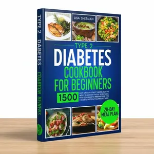 Type 2 Diabetes Cookbook For Beginners: 1500 Days of Easy & Tasty Recipes for the Newly Diagnosed with a 28-Day Meal Plan to Managing Prediabetes & Type 2 Diabetes without Sacrificing Taste