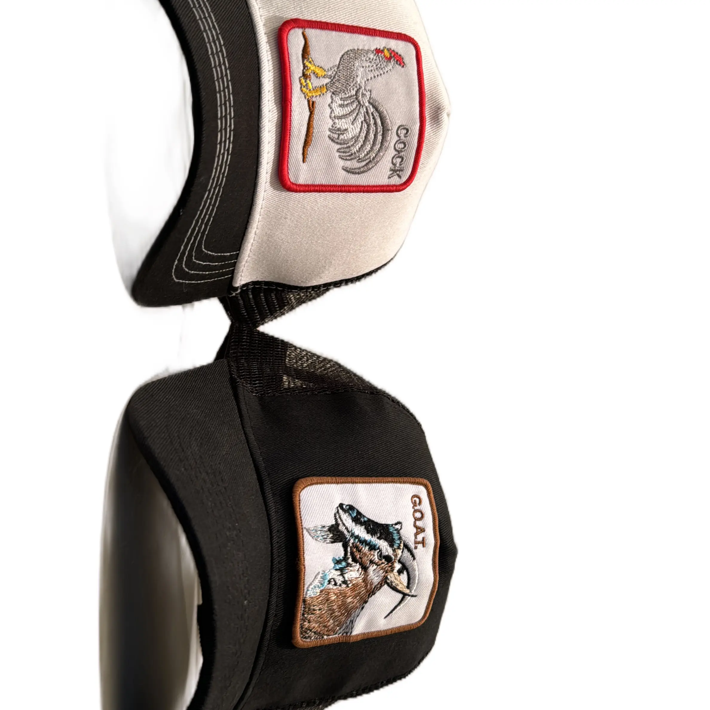 ROOSTER “COCK” & “GOAT” Trucker/Baseball Hat for Men and Women