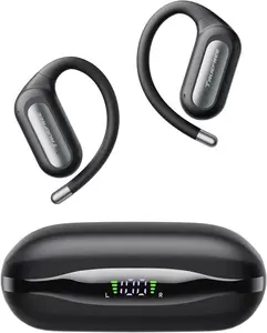 DS1 Open-Ear Headphones,  6.0  Earbuds with Ear Hooks, Spatial Sound, 4 Mics Clear Calls, 40H Playtime, Fast , Multipoint Connection, IPX5-Rated for , Snug Fit