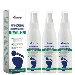 3 PCS Foot Spray with Tea Tree Oil - Athletes Foot Treatment, Foot Odor Eliminator, Moisturizing Dry Feet&Soles,Long-Lasting Antibacterial & Deodorizing Foot&Toenail Care Spray   Tea Tree  Oil Foot Spray with Comfort