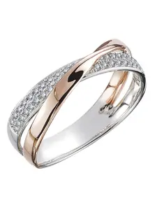 Women's X-Shaped Zircon Ring, Elegant Simulated Moissanite Engagement Wedding Band, Perfect Gift for Girlfriend, Daily & Wedding Wear