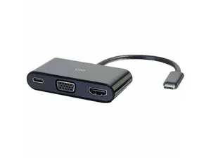 C2g Usb C To Hdmi And Vga Multiport Adapter With Power Delivery