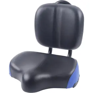 Bike Seat for Men and Women Comfortable Extra Wide Bicycle Seat Bike Saddle Comfort Soft Back Rest Cushion for Tricycle Mountain Exercise Bike