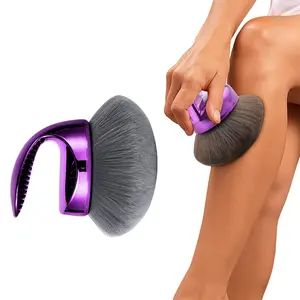 Full-Body Tanning Application Brush, Oversized Wide Kabuki Brush, Soft & Skin-Friendly, Even Self-Tanning & Bronze Makeup, Smooth Leg Application, Perfect Blending