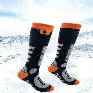 Electric Heated  for Men Women, Rechargeable Washable Foot Warmers with 3/4 Heat Settings, 360° Full Surround Heating Thermal  for Winter Skiing Hunting Camping Hiking compression socks Elastic Athletic Muscle Support Tape Stone Slate Writing Pencils