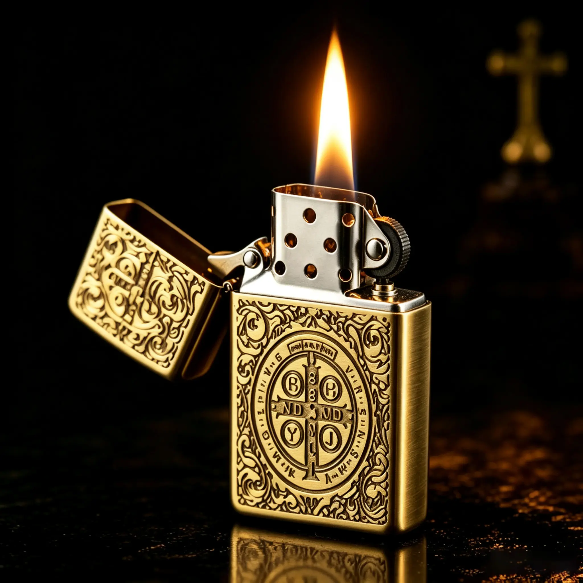 Constantin Retro Engraved Windproof Lighter (without butane), high-end gift version, made of sturdy metal material, can be refilled repeatedly