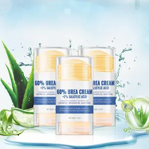 60% Urea Plus 2% Salicylic Acid Foot Cream, Moisturizing Intensive Foot Care Cream, Hydrating & Nourishing Foot Care Product for Women & Men, Moisturizing Foot Lotion